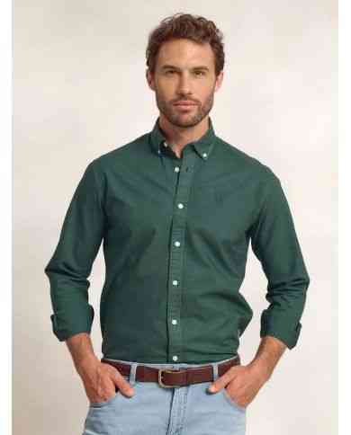 Camisa Garmed Dyed Egeo
