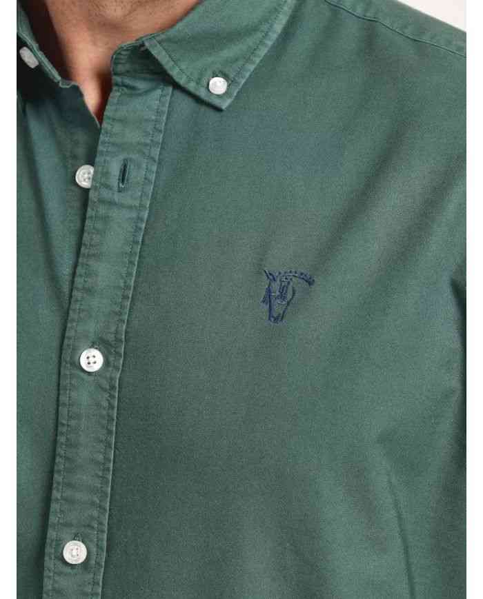 Camisa Garmed Dyed Egeo