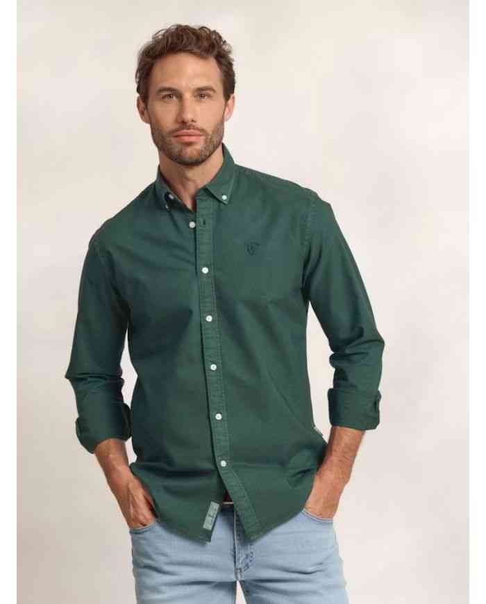 Camisa Garmed Dyed Egeo