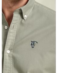 Camisa Garmed Dyed Basil