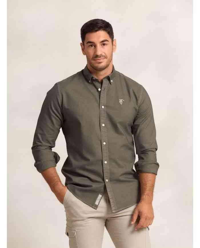 Camisa Garmed Dyed Oliva