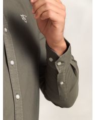 Camisa Garmed Dyed Oliva