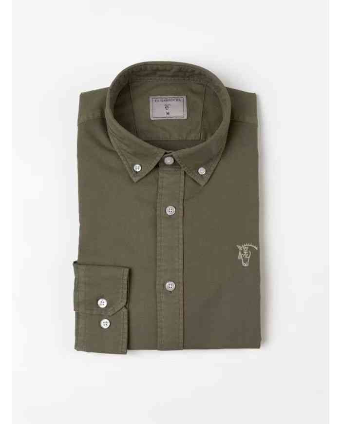 Camisa Garmed Dyed Oliva