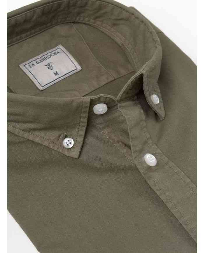 Camisa Garmed Dyed Oliva