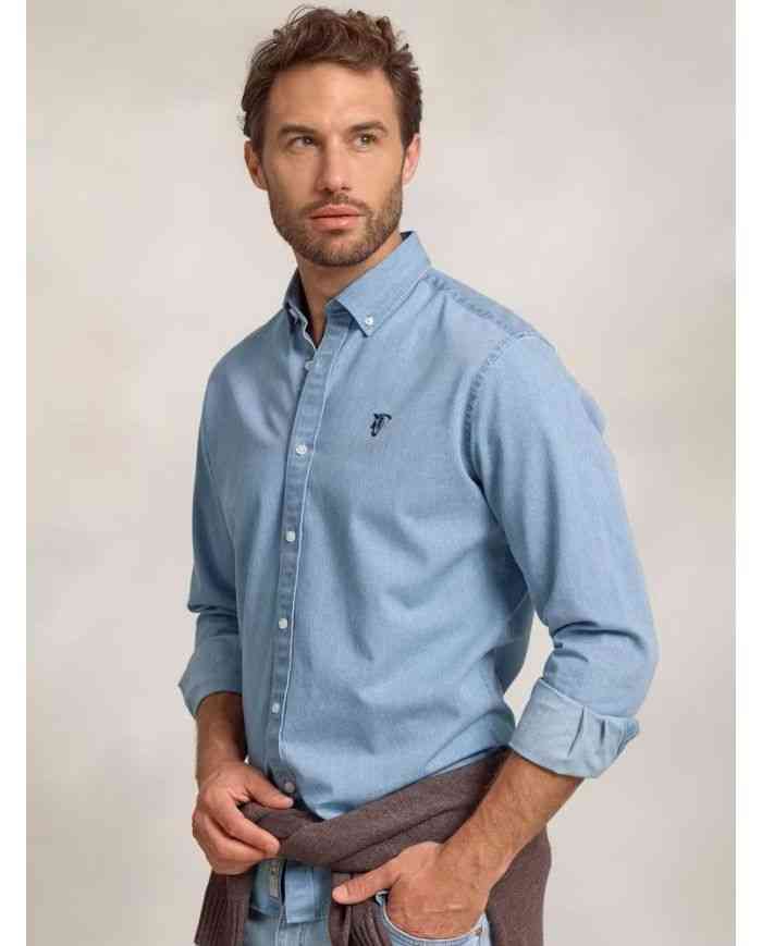 Camisa Denim Azul Claro