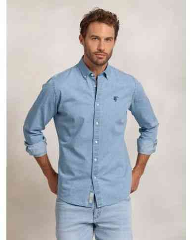 Camisa Denim Azul Claro