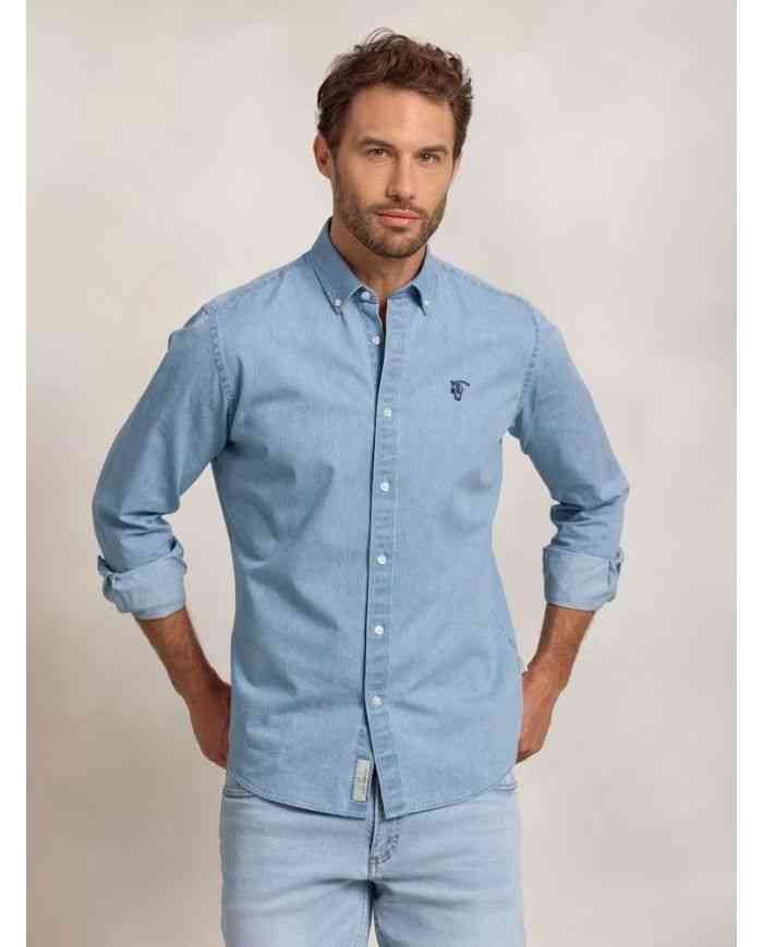 Camisa Denim Azul Claro