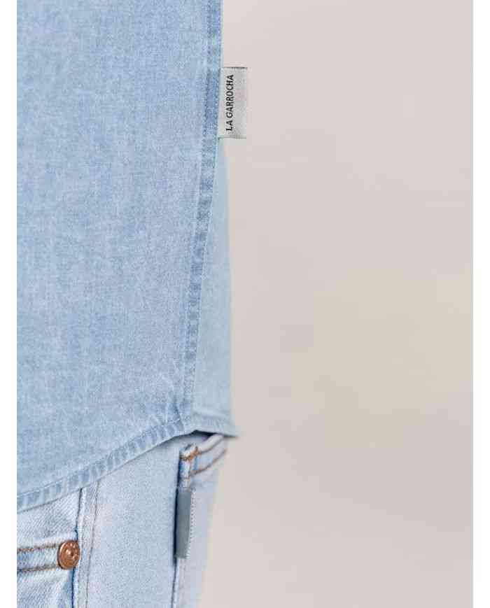 Camisa Denim Azul Claro