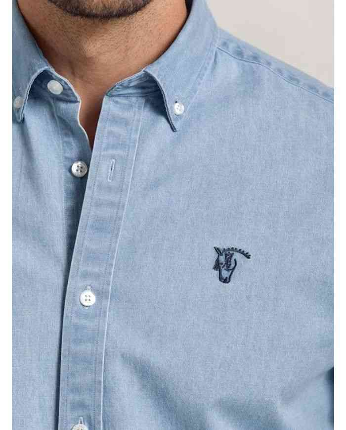 Camisa Denim Azul Claro