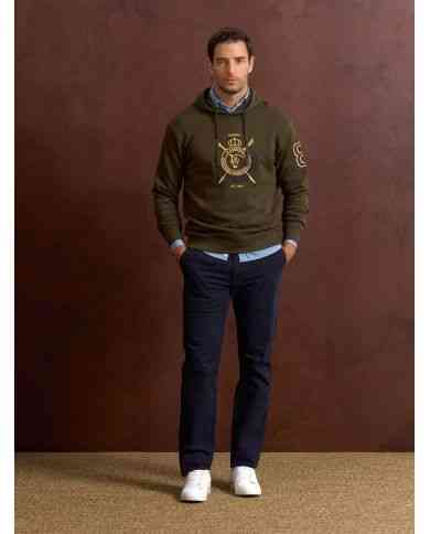 Hoodie Heritage Verde Caza