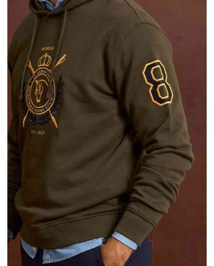 Hoodie Heritage Verde Caza