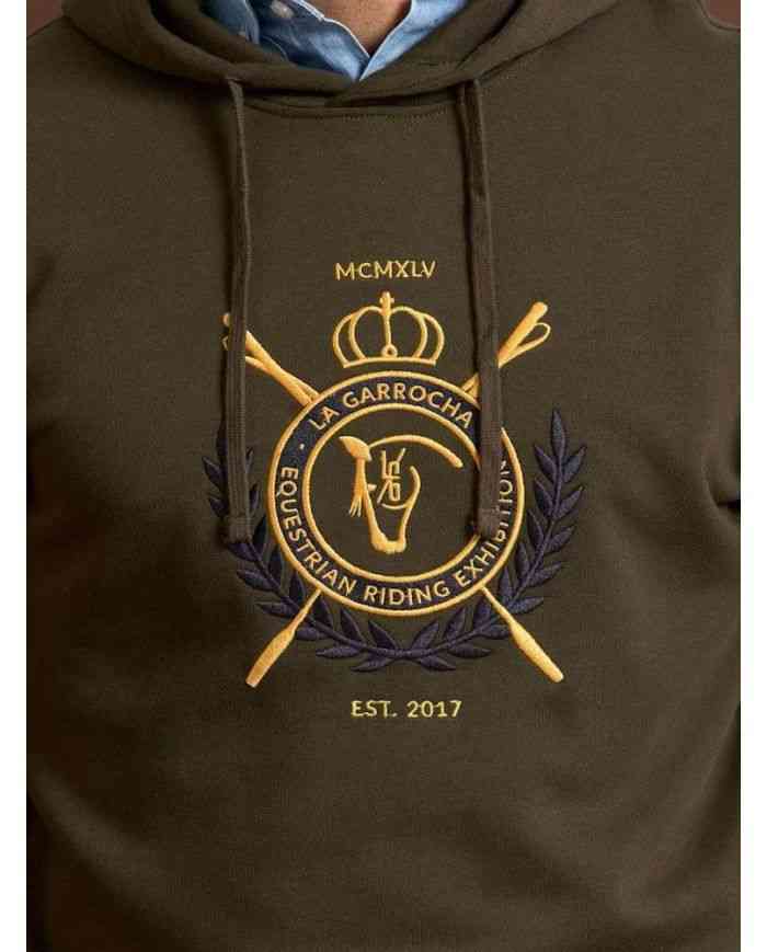 Hoodie Heritage Verde Caza