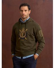 Hoodie Heritage Verde Caza