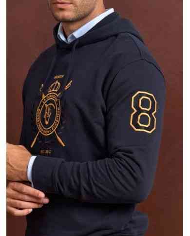 Hoodie Heritage Azul Marino