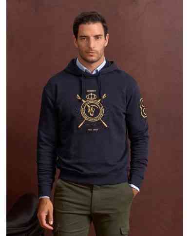 Hoodie Heritage Azul Marino