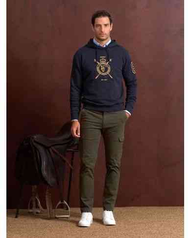 Hoodie Heritage Azul Marino