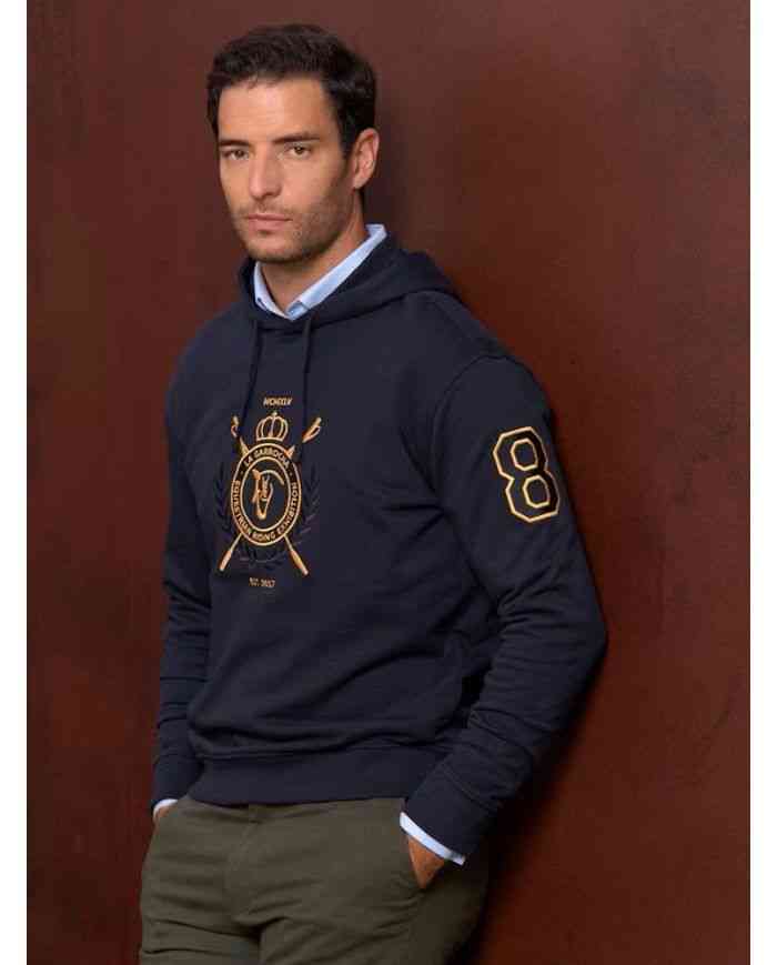 Hoodie Heritage Azul Marino