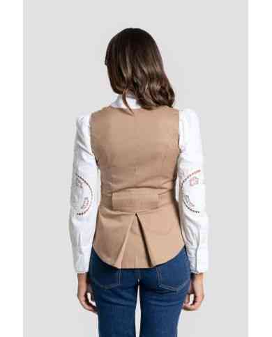 Chaleco Romeria Camel