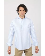 Camisa Polera Celeste