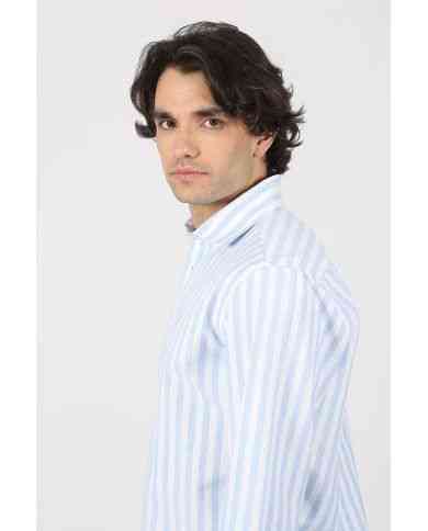 Camisa Polera Celeste