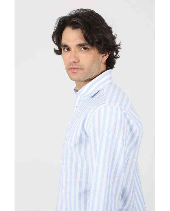 Camisa Polera Celeste