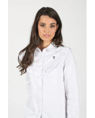 Blusa Blanca Volantes