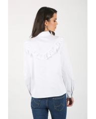 Blusa Blanca Volantes