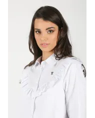 Blusa Blanca Volantes