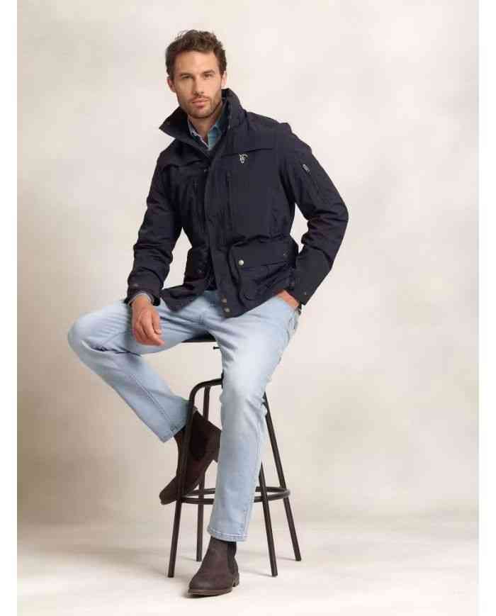 Parka Técnica Equestrian Azul Marino