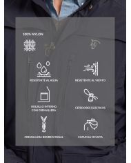 Parka Técnica Highlander Azul Marino