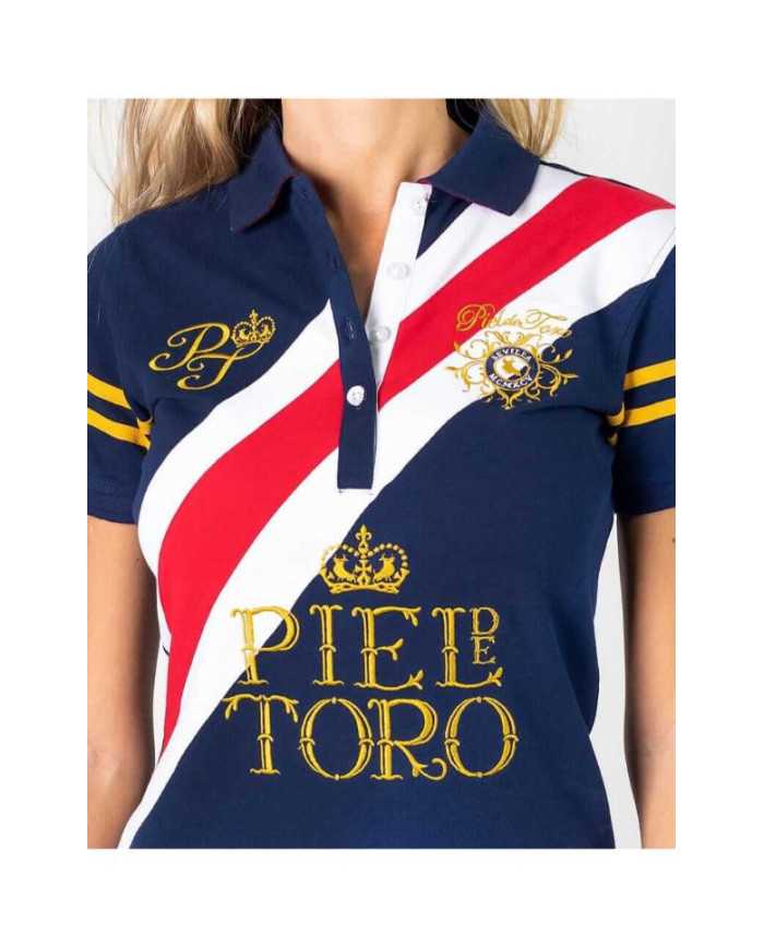 Polo Cruzada Azul Marino