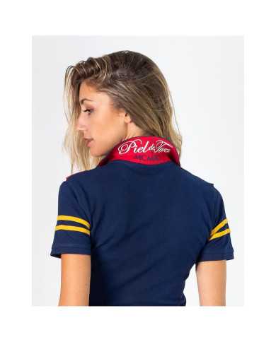 Polo Cruzada Azul Marino