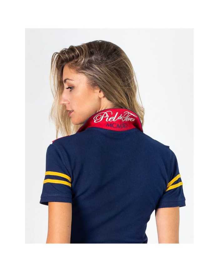 Polo Cruzada Azul Marino