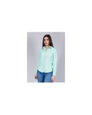 Camisa Oxford Verde Agua