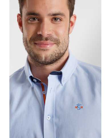 Camisa Oxford Celeste España