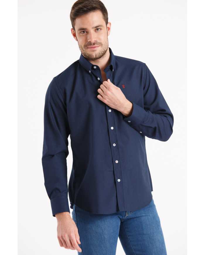 Camisa Azul Marino Solera