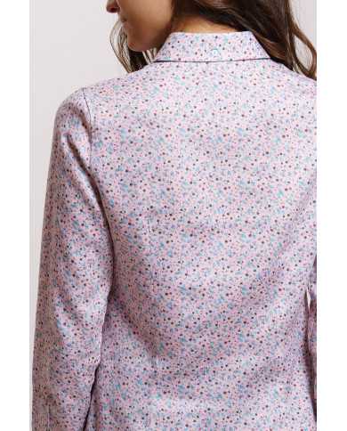 Camisa Rosa Flores
